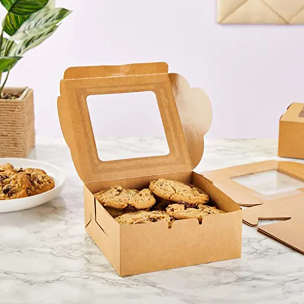 Wholesale Kraft bakery packaging boxes